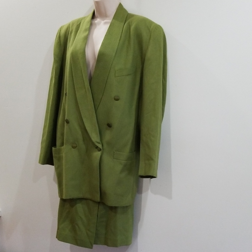 Michii Moon for Sanyo 100% pure wool skirt suit